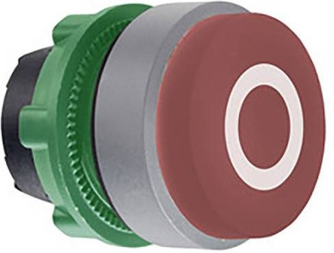 Schneider Electric ZB5AL432C0 Drucktaster-Frontelement aus Kunststoff in Rot und Grau - Bild 1