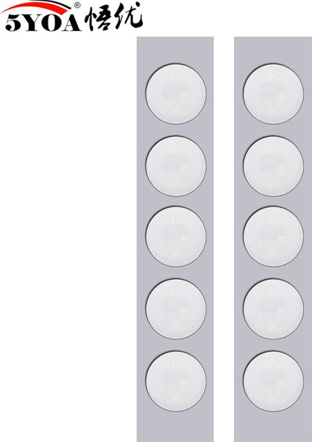 NFC Tag Ntag215 Aufkleber 13,56 MHz ISO14443A RFID Klebeetikett in Weiß - Bild 1