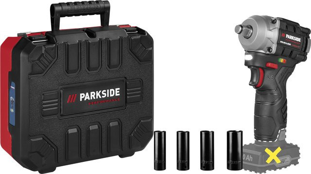Parkside Performance 12 V Akku-Drehschlagschrauber PPDSSA 12 A1, Schwarz, ohne Akku und Ladegerät - Bild 1