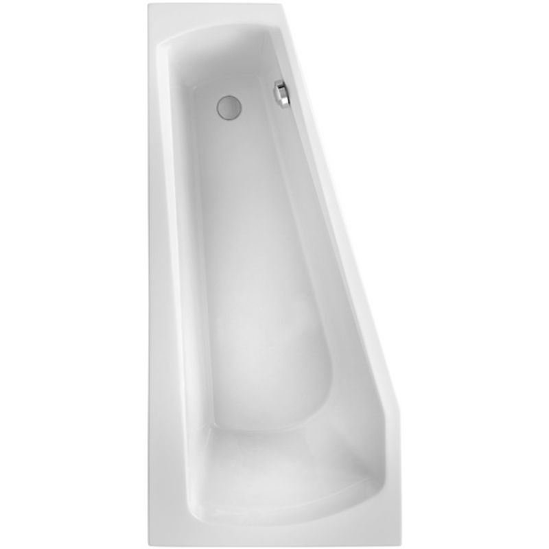 OTTOFOND Badewanne Bahia asymmetrisch in Weiss, B/T/H: 75 x 42 x 160 cm - Bild 2