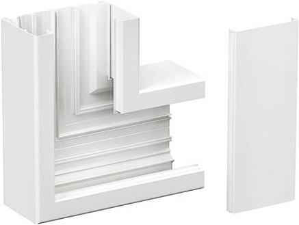 Schneider Electric Flachwinkel Steckdose in Weiß - Bild 1