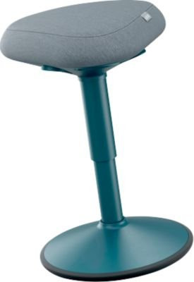 Ergonomischer Sitzhocker Leitz Ergo Active in Dunkelgrau mit Schaumpolsterung und Tragegriff - Bild 1