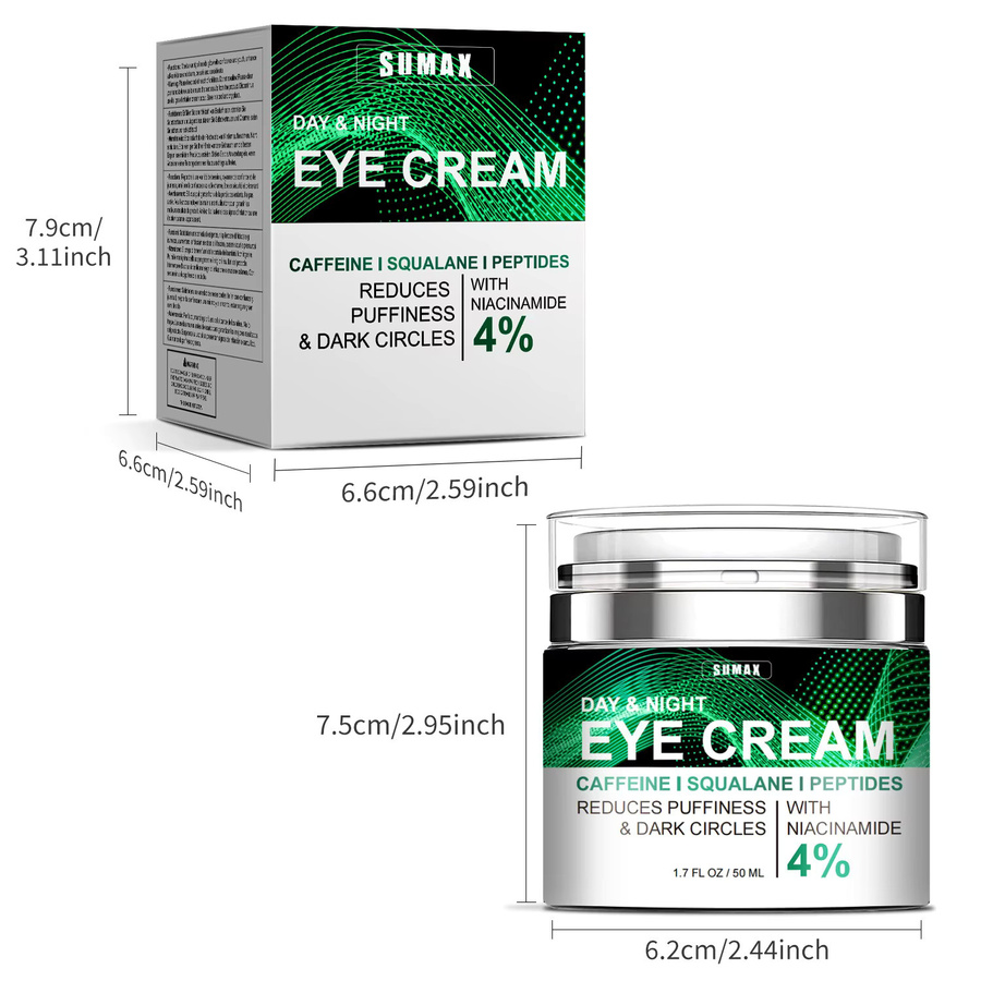 SUMAX Day & Night Augencreme, 50 ml, Peptide, Niacinamid - Bild 3