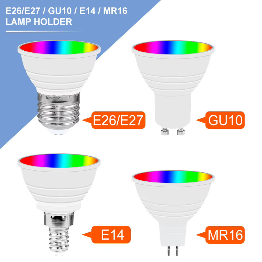 CanLing RGB LED Deckenlampe mit Fernbedienung, 15W dimmbar, E27, Mehrfarbig - Bild 3