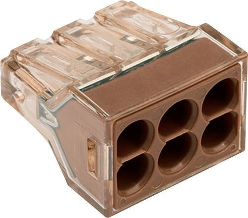 WAGO 773-606 Verbindungsklemme transparent multicolor 500 Stück - Bild 1