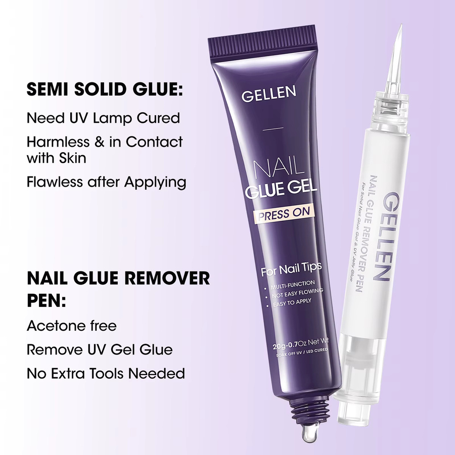 GELLEN Nagelkleber-Entferner-Set, acetonfrei - Bild 2