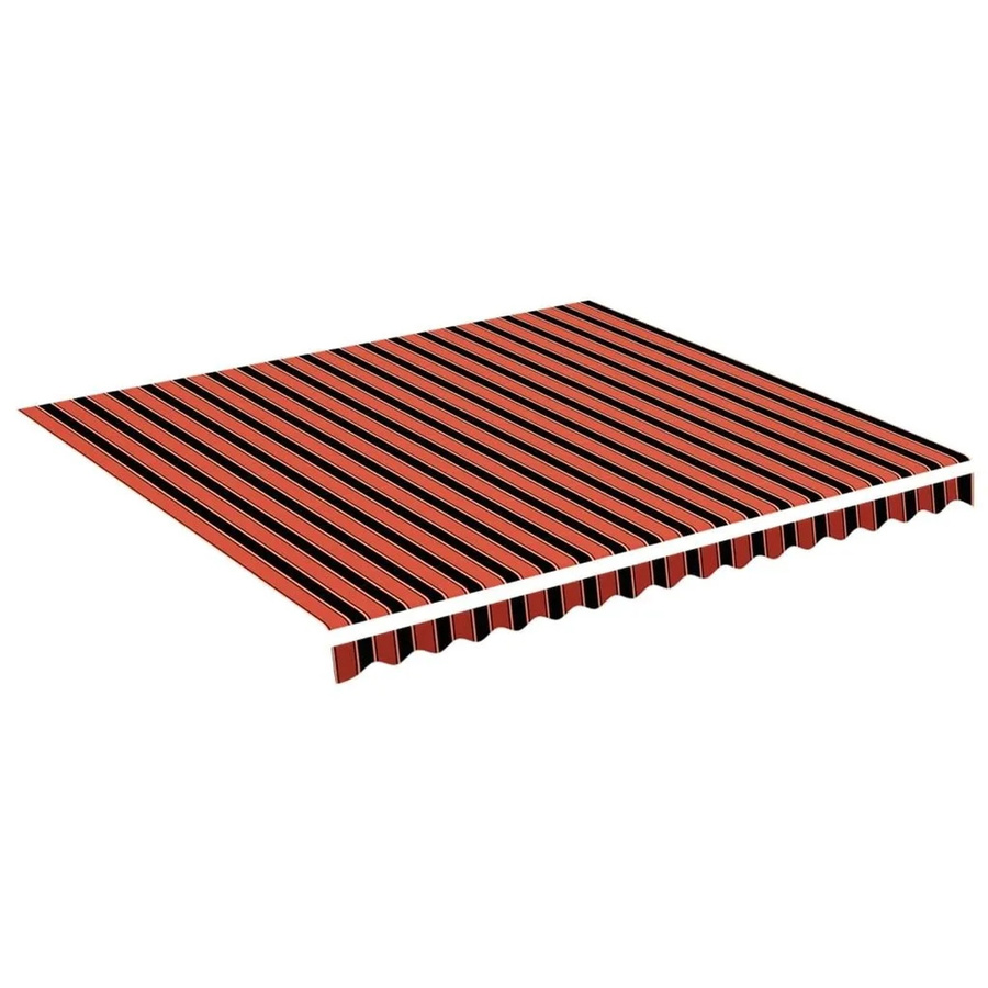 vidaXL Markisenbespannung aus Polyester in Orange-Braun, B x H: 4 x 3,5 m - Bild 2