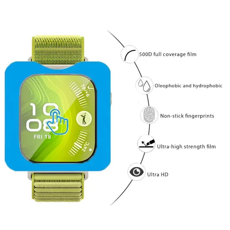 Displayschutzfolie Huawei Watch Fit 4 Pro, transparent - Bild 5