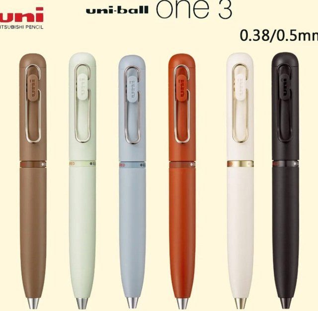 Uni-ball One UME3-SR Mini Multifunktionsstift mit wasserbasierter Tinte in Schwarz, Rot und Blau - Bild 1