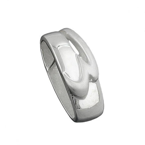 SIGO Anhänger Schlaufe, glänzend matt, 925, Unisex - Bild 1