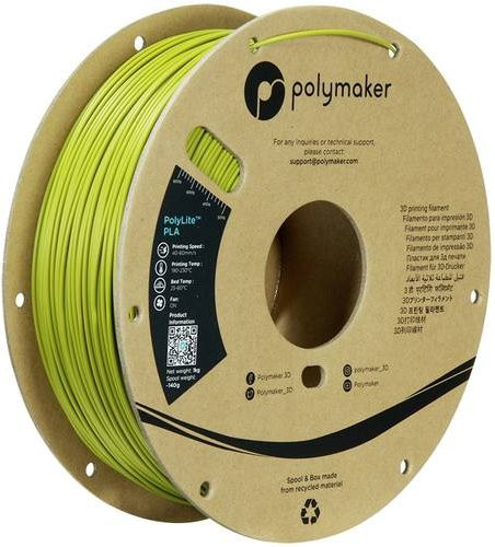 Polymaker PolyLite PLA Filament Olive Green 1,75 mm 1 kg - Bild 1