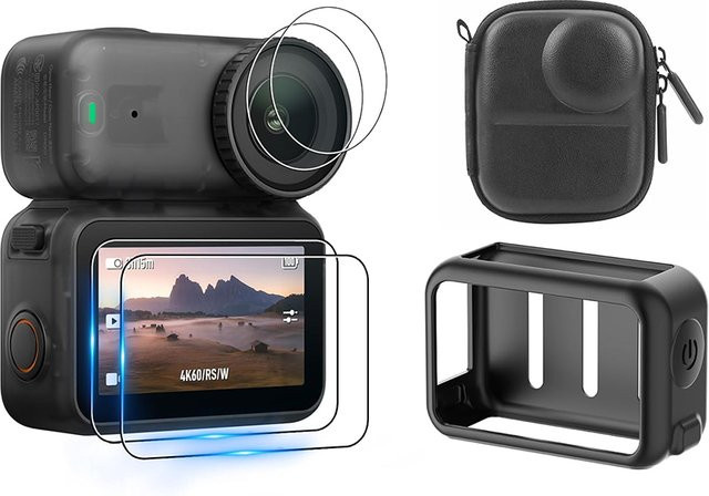 DJI Osmo Nano 3-in-1 Schutzset mit Silikonhülle, Bildschirm- und Objektivschutzfolie sowie Aufbewahrungstasche - Bild 1