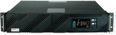 Roline LineSecure III 3000R Interaktive USV in Schwarz mit USB-C Anschluss für 19 Zoll Rackversion - Bild 1