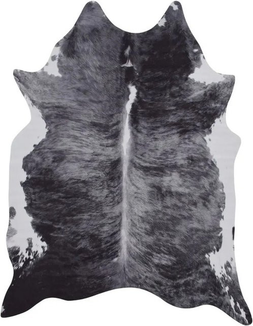 Vercai Rugs Teppich Nova Skins in Schwarz Weiß mit Animal Print und Kunstfell-Optik, B/T: 130 x 155 cm - Bild 1