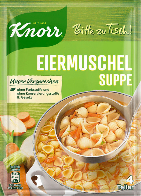 Knorr Eiermuschelsuppe 4 x 14,75 g (Gesamt 59 g) - Bild 1