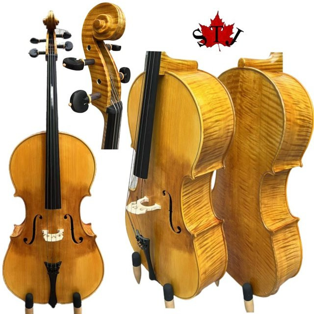 STJ Cello Master 4/4 in Braun mit kraftvollem Klang - Bild 1