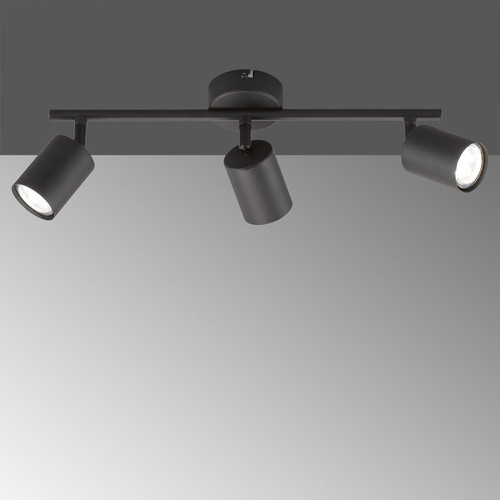 Fischer & Honsel LED-Deckenleuchte Vano 3-flammig Schwarz Metall B/H/T: 42 x 14 x 8 cm - Bild 4