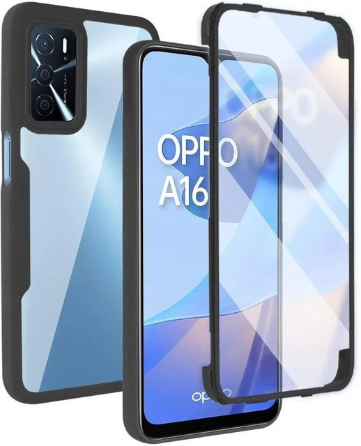Transparente stoßfeste Handyhülle mit 360 Grad Vollschutz für OPPO Find X5 Pro, A79 5G, A96, A95, A94, A36, A76, A92, A93, A54, A77 5G und 4G - Bild 1