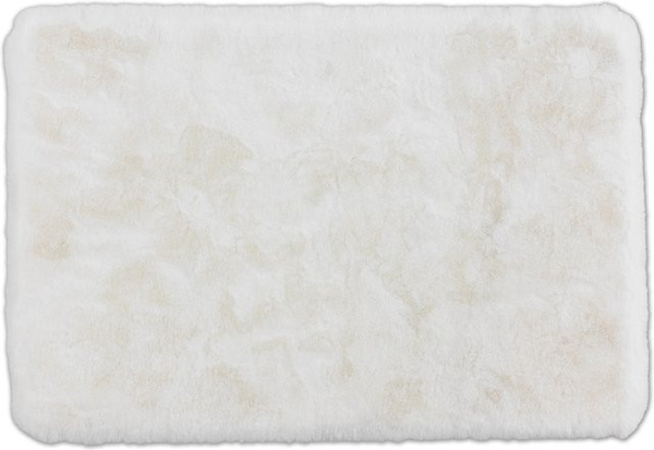 Schöner Wohnen Badteppich Bali in Weiß, B/T: 60 x 90 cm, rutschfest und waschbar