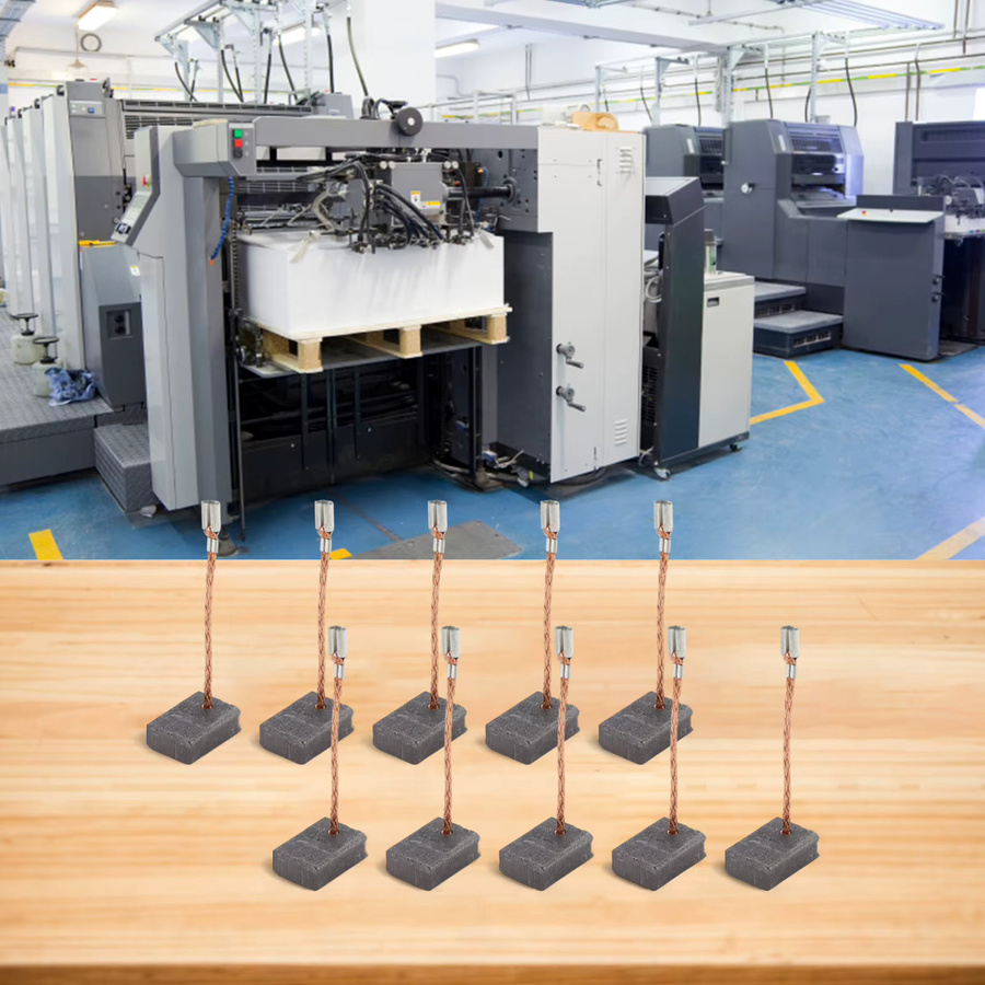 10er Set Kohlebürsten für Bosch GWS 17-125 CIE, Maße: 6 x 11 x 15 mm, Ersatzteil 1607000V37 - Bild 4