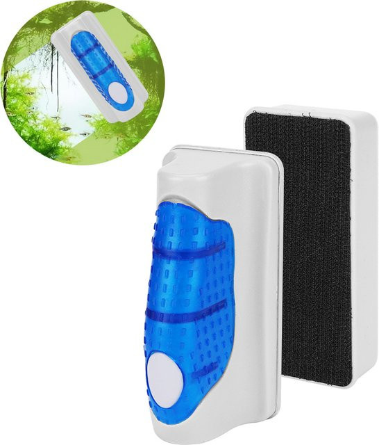 Magnetische Aquarium-Reinigungbürste zur Innen- und Außenreinigung aus Kunststoff - Bild 1