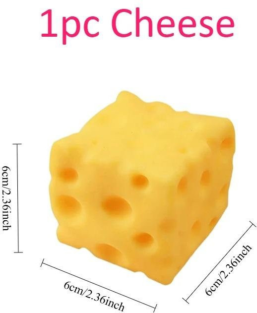 Discover Intime Käse-Fidget-Spielzeug, Entspannungskugel, extragroß - Bild 1