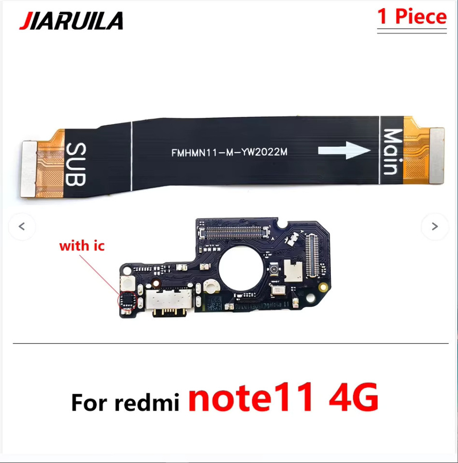 Xiaomi Redmi Ersatzteil Micro USB Ladeport Flexkabel für Redmi 7 8 8T 9 9S 10 10S 12 Pro 4G 5G - Bild 2