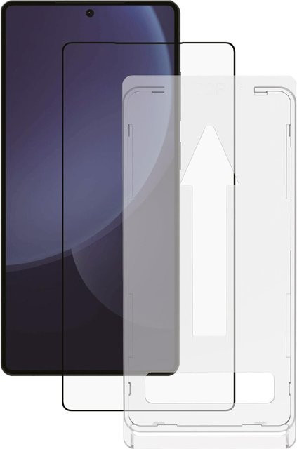 Vivanco FullScreen Displayschutzglas für Galaxy S25 Ultra mit Easy Applikator Installation, transparent - Bild 1