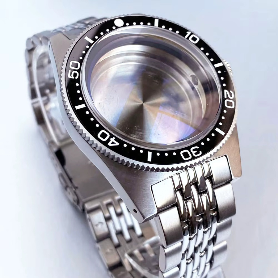 Tandorio Taucheruhrengehäuse, Edelstahl, Silber, Unisex - Bild 2