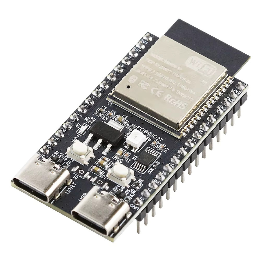 ESP32-C5-DevKitC-1 Entwicklungsboard mit Dual-Frequenz 2,4 GHz und 5 GHz WLAN, WiFi 6, 4MB Flash und CH340, Schwarz - Bild 5