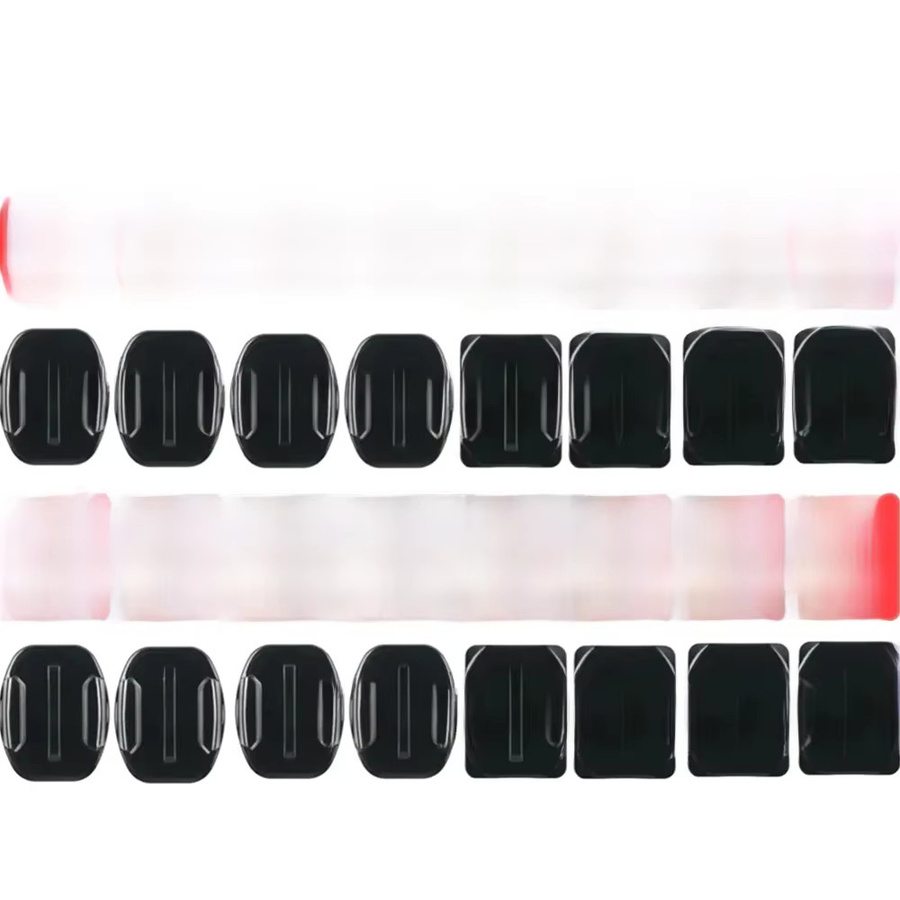 Action-Kamera Armaturenbrett-Halterung für GoPro Hero 13 und 12 mit flacher und gebogener Basis sowie wasserfestem 3M Klebeband in Schwarz - Bild 5