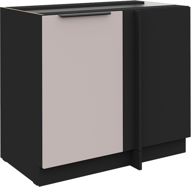 Küchen Eckunterschrank ARONA in Kaschmir beige mit Breite: 105 cm - Bild 1