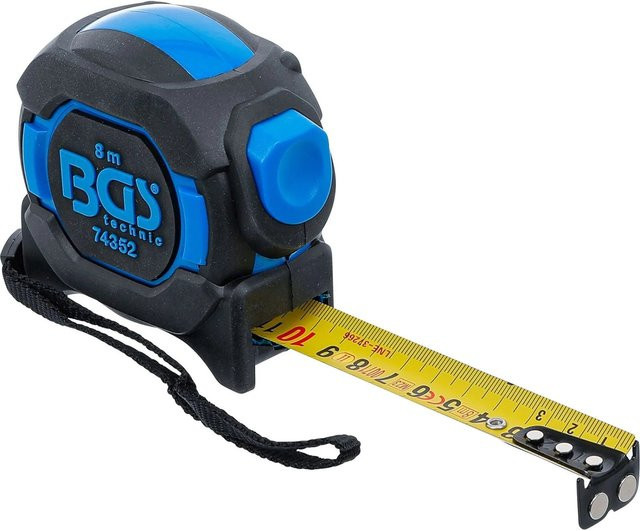 BGS Rollbandmaß Gelb, Breite: 25 mm, Länge: 8 m - Bild 1