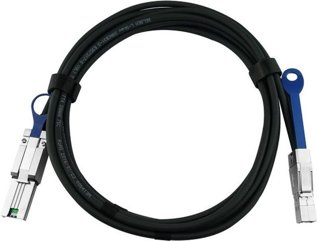 BlueLAN Serial Attached SCSI (SAS) Kabel 6 Gbit/s Schwarz, Länge: 1 m - Bild 1