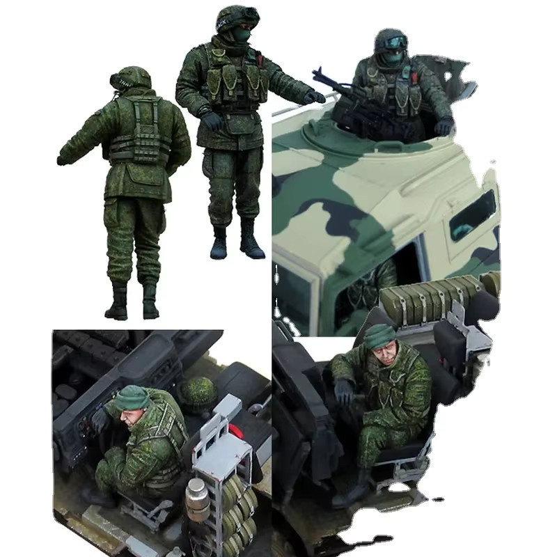 BAANFU Russisches bewaffnetes Panzerfahrzeug, Modellbausatz, 1:35, Harz - Bild 4