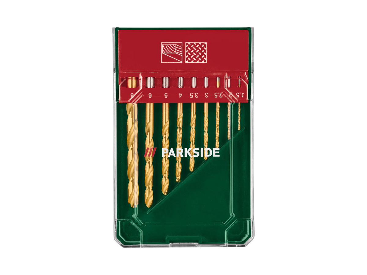Parkside HSS-Multifunktionsbohrer-Set mit Carbide-Spitze, 9-teilig - Bild 2