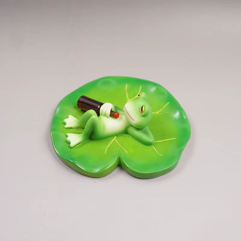 HUA Harzfrösche grüne Gartenstatuen als realistische Tier-Ornament-Dekoration aus Kunstharz - Bild 5