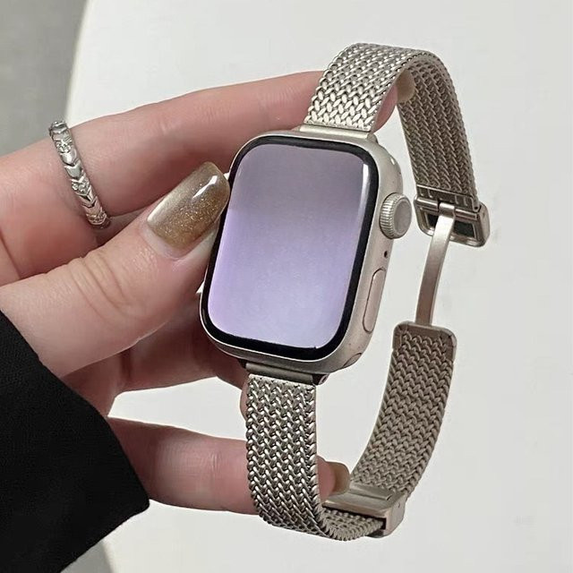 FancyWrist Uhrenarmband Edelstahl, Silber, magnetisch - Bild 1