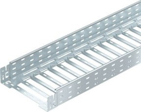 OBO Bettermann Kabelrinne MKSM 830 FS in Silber, H: 8,5 cm, B: 30 cm, L: 305 cm - Bild 1