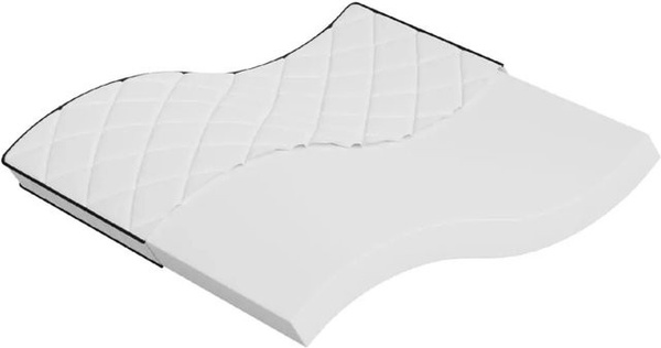 vidaXL Matratze aus Comfort-Schaumstoff, mittelweich, mit abnehmbarem Bezug, B/T: 180 x 200 cm
