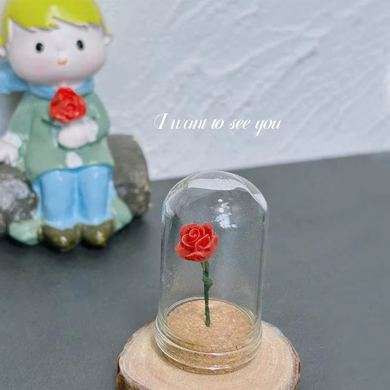 Simulation einer Mini-Pflanzenblume mit dem kleinen Prinzen, Miniatur-Szenenmodell, Puppenhaus-Zubehör - Bild 5