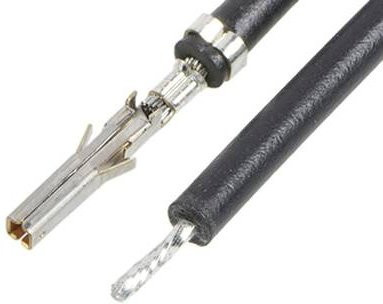 Molex Crimpkontakt mit Litze 2153411202 Bulk in Schwarz, Gold und Silber - Bild 1