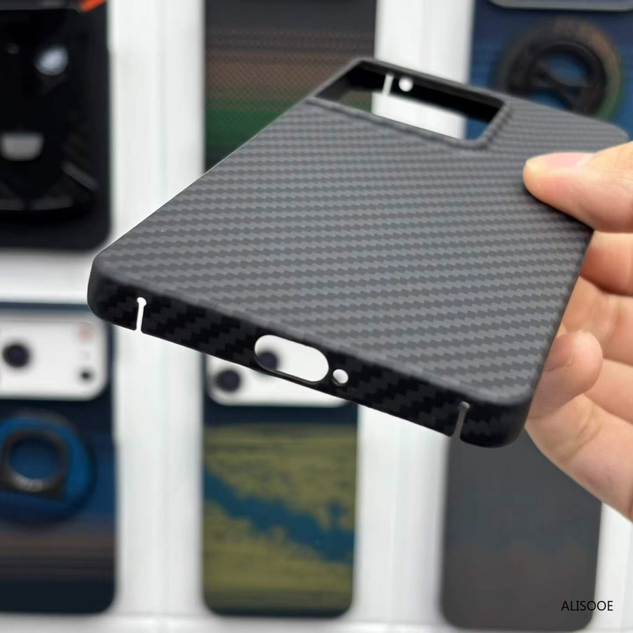 Sony Xperia 1 VIII Hülle aus Kohlefaser mit Magnetfutteral und Aramidfaser in Schwarz - Bild 6