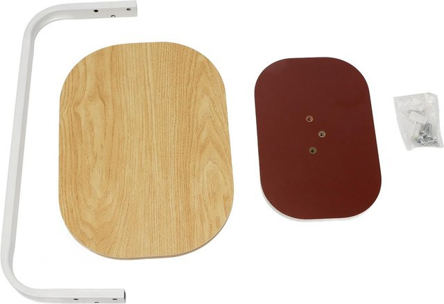 Aimo C-förmiger Beistelltisch mit ovaler Tischplatte aus Eisen im modernen Stil für dein Wohnzimmer - Bild 1