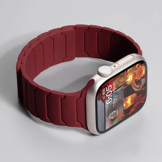 JDFANS Uhrenarmband Silikon, Magnetisch, Unisex - Bild 1