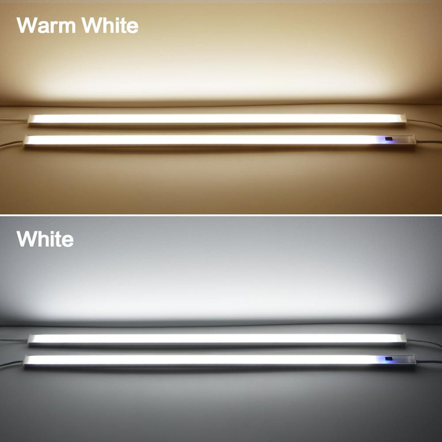Lcamaw Lighting LED USB Nachtlicht in Warmweiß mit Bewegungssensor und Handwellenschalter für Küche und Schlafzimmer, Länge: 30 cm - Bild 5