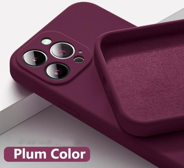 Yoxier Flüssigsilikon Handyhülle für iPhone in Purple - Bild 1
