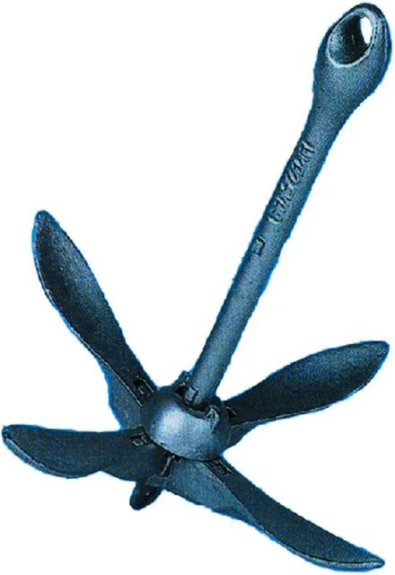 Seilflechter Faltklappanker aus verzinktem Stahl, 0,7 kg - Bild 1