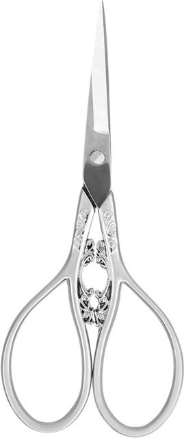 Igeteck Schneiderschere aus Edelstahl in Silber mit Splittermuster für Haushalt und DIY-Nähzubehör - Bild 1