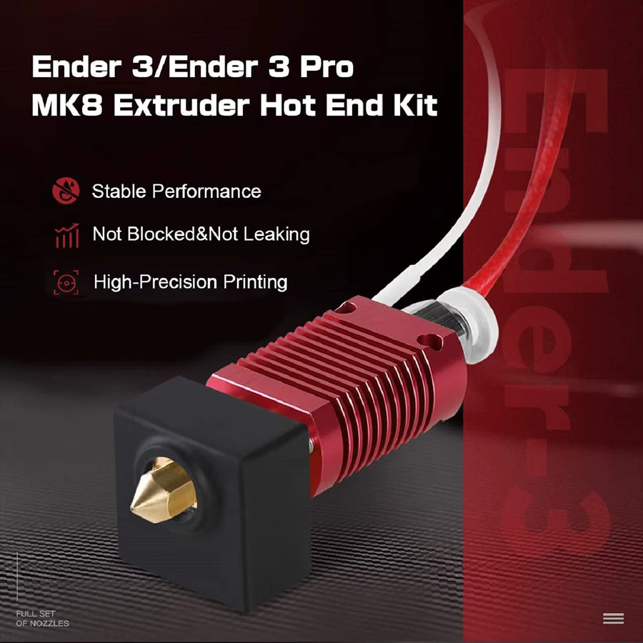 Creality Ender 3 Hotend Kit und Extruder Kit 24 V 40 W für Ender 3 und Ender 3 Pro 3D-Drucker Ersatzteile - Bild 2